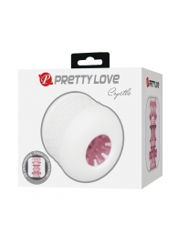 Белый сквозной мастурбатор Crystle - Baile - в Казани купить с доставкой