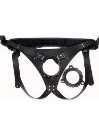 Пояс Hard Brutal для больших насадок - LOVETOY (А-Полимер) - купить с доставкой в Казани