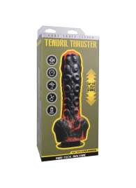 Черно-красная мини-машина на присоске Tendril Thruster - 21,6 см. - Doc Johnson - купить с доставкой в Казани