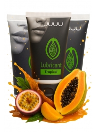 Набор из 3 съедобных лубрикантов JUJU со вкусом тропических фруктов - JuJu - купить с доставкой в Казани