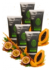 Набор из 5 съедобных лубрикантов JUJU со вкусом тропических фруктов - JuJu - купить с доставкой в Казани