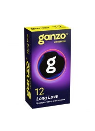 Презервативы с анестетиком для продления удовольствия Ganzo Long Love - 12 шт. - Ganzo - купить с доставкой в Казани