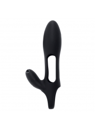 Черная насадка на пенис с вибрацией Nautilus - Zero Tolerance - в Казани купить с доставкой