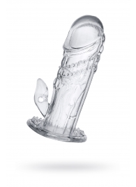 Прозрачная насадка на пенис Uco - 13 см. - A-toys - в Казани купить с доставкой