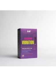 Стимулирующий гель с эффектом вибрации Blackberry Vibration - 15 мл. - INTT - купить с доставкой в Казани