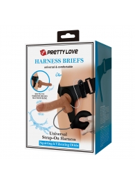 Женский страпон с вибрацией и эффектом эякуляции Oher - Baile - купить с доставкой в Казани