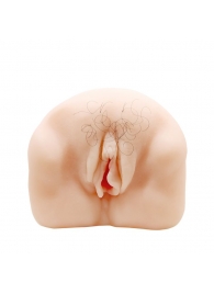 Телесный мастурбатор-вагина с оволосением и вибрацией - Baile - в Казани купить с доставкой