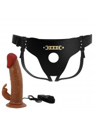 Мужской полый страпон с вибрацией Marion - Baile - купить с доставкой в Казани