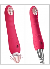 Малиновая насадка на душ с вибрацией Showers to orgasm - 20,1 см. - Orion - купить с доставкой в Казани