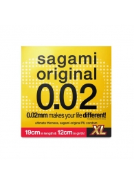 Презерватив увеличенного размера Sagami Original 0.02 XL-size - 1 шт. - Sagami - купить с доставкой в Казани
