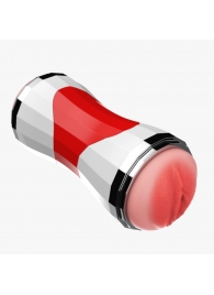 Двусторонний мастурбатор в колбе Power Grip Cup - вагина и ротик - Boys of Toys - в Казани купить с доставкой