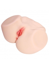 Мастурбатор-полуторс с двойным слоем материала и вибрацией Jenny Onahole Real Vagina - KOKOS - в Казани купить с доставкой