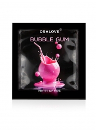 Саше съедобной оральной смазки OraLove с ароматом бабл-гам - 3 гр. - Биоритм - купить с доставкой в Казани