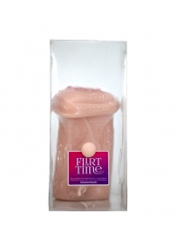 Телесный мастурбатор-вагина с фигурками на поверхности - LOVETOY (А-Полимер) - в Казани купить с доставкой