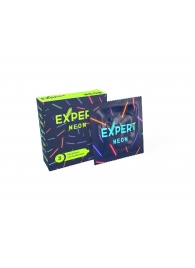 Светящиеся в темноте презервативы Expert Neon - 3 шт. - Expert - купить с доставкой в Казани