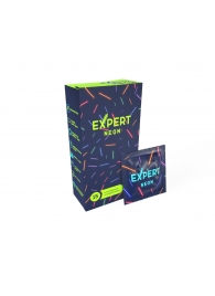 Светящиеся в темноте презервативы Expert Neon - 15 шт. - Expert - купить с доставкой в Казани