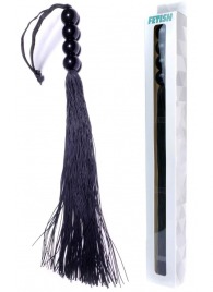 Черная силиконовая плеть - 37 см. - Boys of Toys - купить с доставкой в Казани