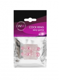 Прозрачная насадка на пенис с цветными шариками - Erowoman-Eroman - в Казани купить с доставкой