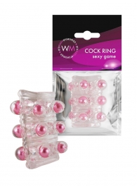 Прозрачная сквозная насадка на пенис с цветными шариками - Erowoman-Eroman - в Казани купить с доставкой