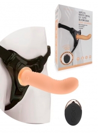 Женский вибрострапон со съемной насадкой и пультом ДУ - Erokay - купить с доставкой в Казани