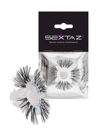Эластичное эрекционное кольцо с черными «ресничками» - Sextaz - в Казани купить с доставкой