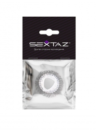 Эластичное эрекционное кольцо с длинными черными «ресничками» - Sextaz - в Казани купить с доставкой