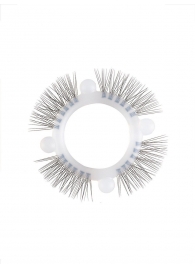 Эластичное кольцо с «ресничками» и 4 шариками - Sextaz - в Казани купить с доставкой