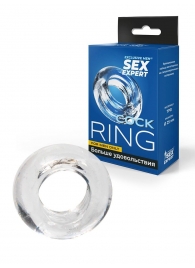 Прозрачное эрекционное кольцо-бублик - Sex Expert - в Казани купить с доставкой