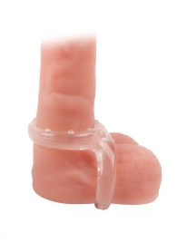 Прозрачное двойное эрекционное кольцо - Sex Expert - в Казани купить с доставкой