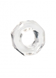 Прозрачное эрекционное кольцо в форме гайки - Sex Expert - в Казани купить с доставкой