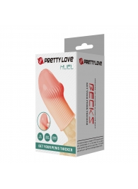 Телесная насадка на пенис Huel - 9 см. - Baile - в Казани купить с доставкой