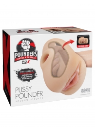 Телесный мастурбатор-вагина Pussy Pounder Squeeze Stroker - Pipedream - в Казани купить с доставкой