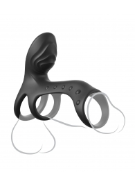 Черная насадка на пенис Ultimate Couples Cage Pro - Pipedream - в Казани купить с доставкой