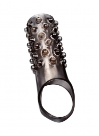 Дымчатая насадка на пенис с выпуклостями - 12 см. - Sex Expert - в Казани купить с доставкой