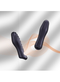 Сливовая силиконовая насадка на пенис с подхватом Manwan Ryzer - Manwan - в Казани купить с доставкой