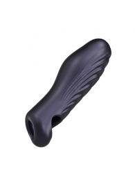 Сливовая силиконовая насадка на пенис с подхватом Manwan Ryzer - Manwan - в Казани купить с доставкой