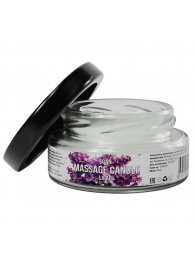 Массажная свеча «Сирень» - 50 мл. - SGAN - купить с доставкой в Казани