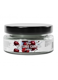 Массажная свеча «Спелая вишня» - 50 мл. - SGAN - купить с доставкой в Казани