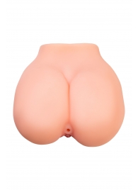 Реалистичный мастурбатор в форме попки с 2 любовными входами - No Name - в Казани купить с доставкой