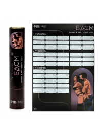 Плакат для двоих со скретч-слоем «БДСМ» - Сима-Ленд - купить с доставкой в Казани