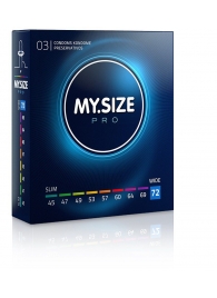Презервативы MY.SIZE размер 72 - 3 шт. - My.Size - купить с доставкой в Казани