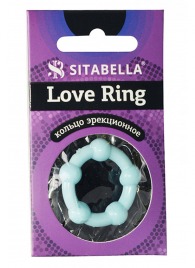 Цветное эрекционное кольцо Love Ring с бусинами - Sitabella - в Казани купить с доставкой