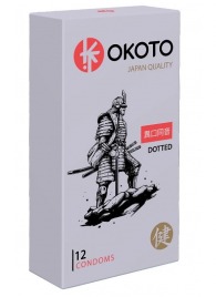 Точечные презервативы OKOTO Dotted - 12 шт. - Sitabella - купить с доставкой в Казани