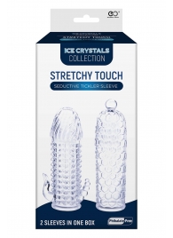 Набор из 2 прозрачных насадок на член Seductive Tickler Sleeves Set - NMC - в Казани купить с доставкой
