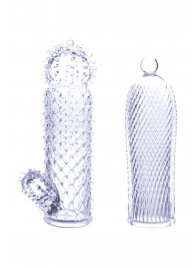 Набор из 2 прозрачных насадок на член Seductive Tickler Sleeves - NMC - в Казани купить с доставкой