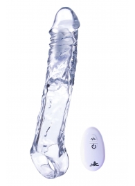 Прозрачная насадка-удлинитель Length Enhancer With Bullet с подхватом - 22,3 см. - NMC - в Казани купить с доставкой