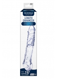 Прозрачная насадка-удлинитель Length Enhancer с подхватом - 22,3 см. - NMC - в Казани купить с доставкой