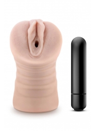 Телесный мастурбатор-вагина Ayumi с вибрацией - Blush Novelties - в Казани купить с доставкой