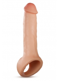 Телесная насадка-удлинитель Thrive 8.75 Inch Realistic Penis Extender Sleeve - 22,2 см. - Blush Novelties - в Казани купить с доставкой