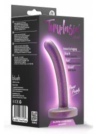 Фиолетовая насадка с гладкой поверхностью Surrender 4.75 Inch Beginner Pegging Dildo - 12 см. - Blush Novelties - купить с доставкой в Казани